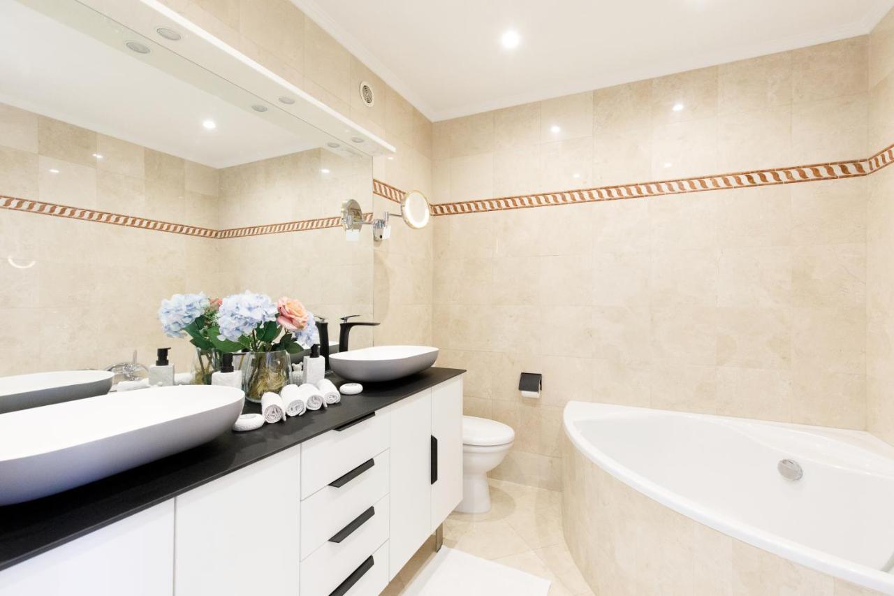 קאן Suite Riviera - Sea View - Clim - 50M Plage - Residence De Standing - Spacieux 180 M2 - Parking מראה חיצוני תמונה