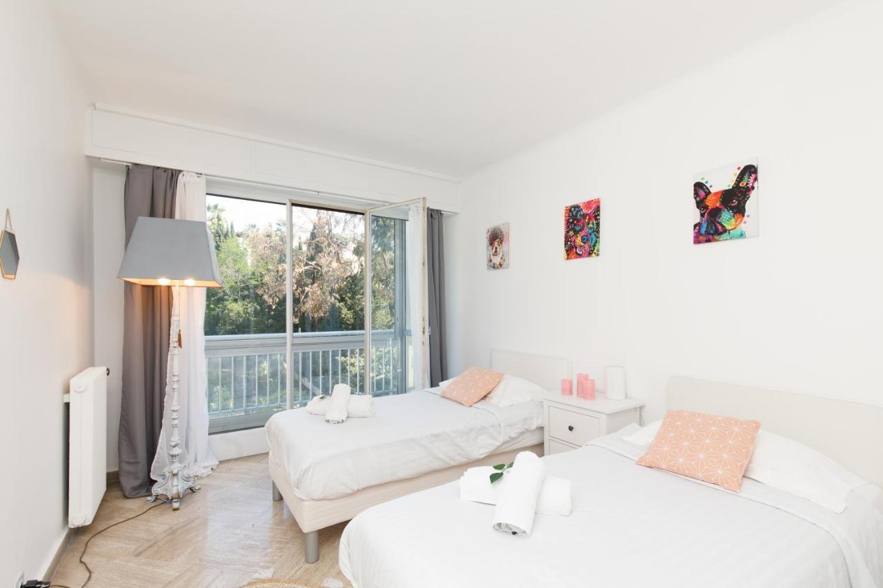 קאן Suite Riviera - Sea View - Clim - 50M Plage - Residence De Standing - Spacieux 180 M2 - Parking מראה חיצוני תמונה