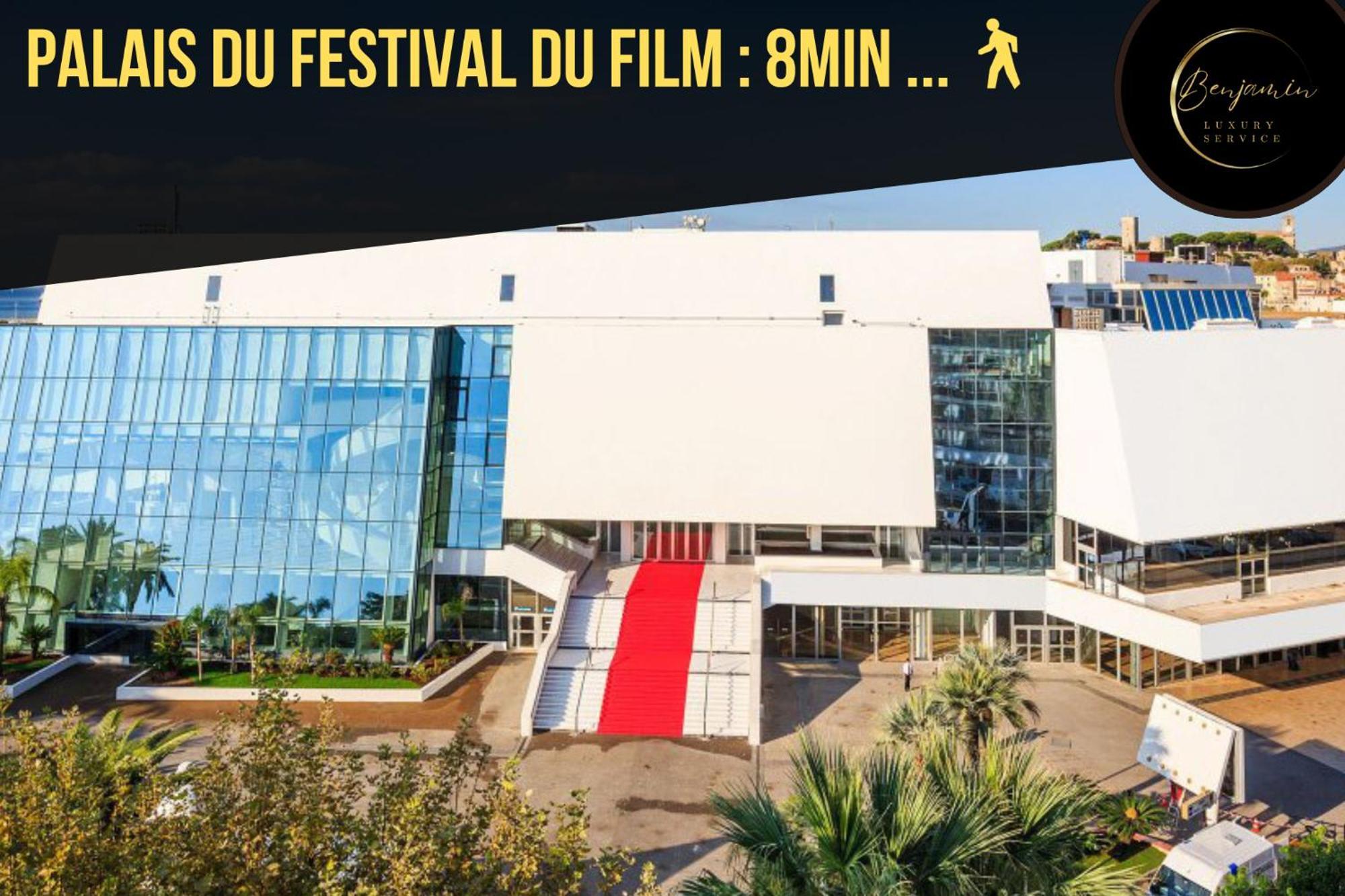 קאן Suite Riviera - Sea View - Clim - 50M Plage - Residence De Standing - Spacieux 180 M2 - Parking מראה חיצוני תמונה